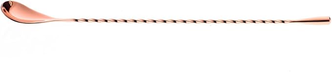 Barfly Teardrop Bar Spoon, End 15 3/4" (40 cm), Copper