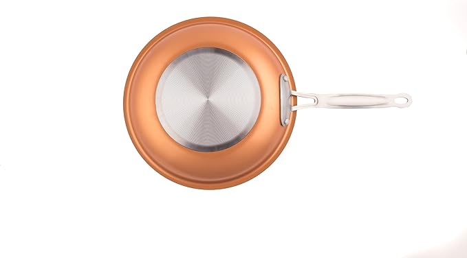 MasterPan Copper tone 10-inch Ceramic Non-stick Fry pan