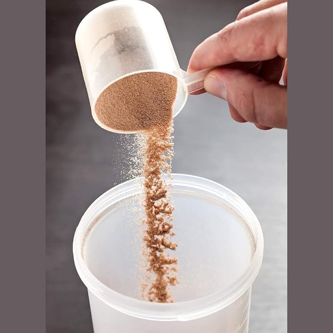 Plastic Measuring Scoop, (43 cc | 1.5 Oz. | 43 mL) Long Handle Spoons for Powders, Granules, Coffee, Pet Food, Baking Supplies, Protein and Other Dry Goods, BPA Free (Set of 10)