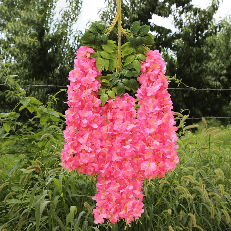 CHENAO Artificial Wisteria Hanging Garland