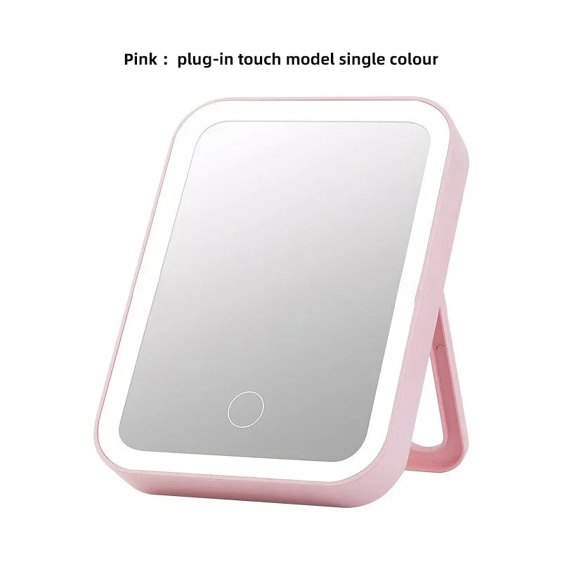 LED Touch Screen Folding Mirror