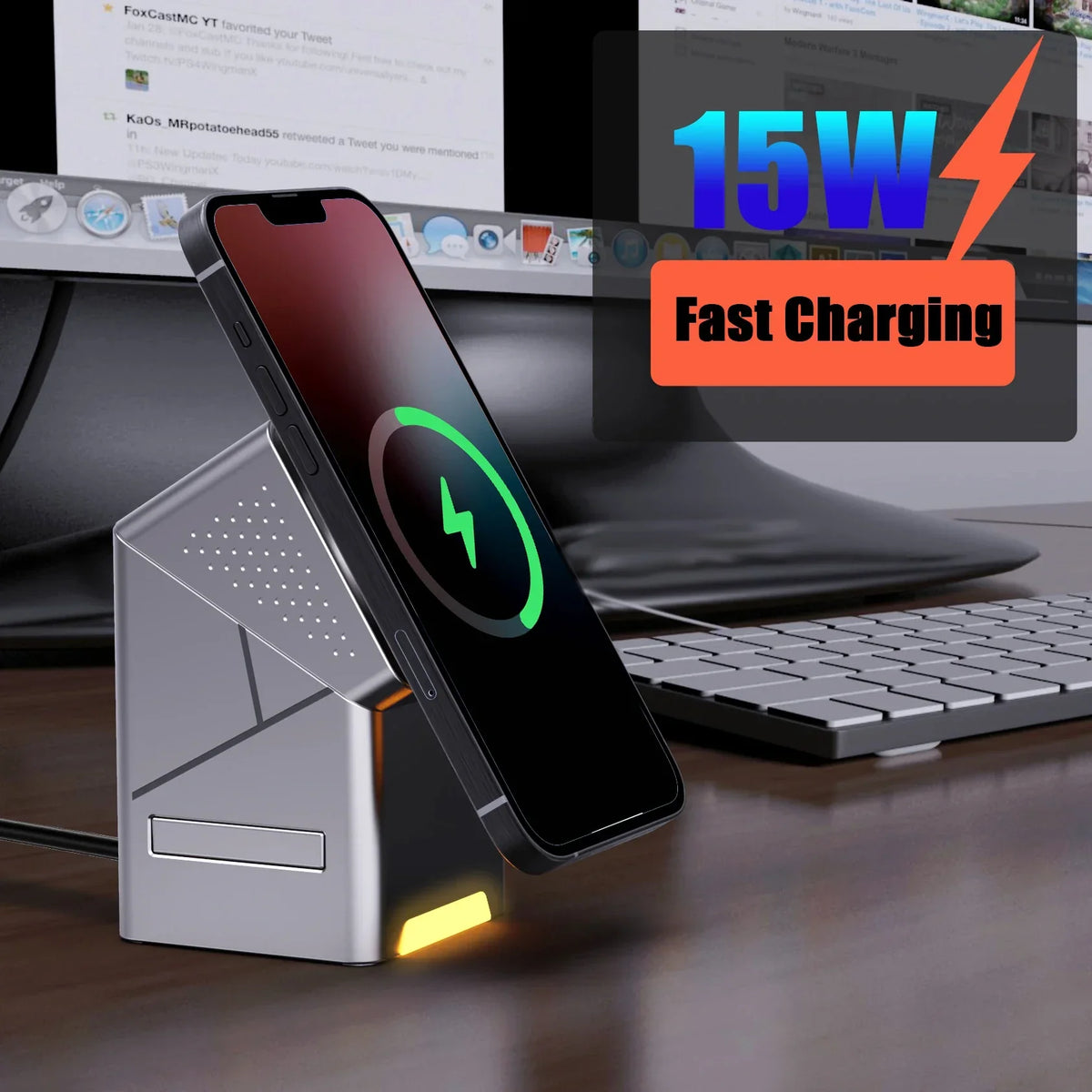 3-in-1 Magnetic Wireless Charger