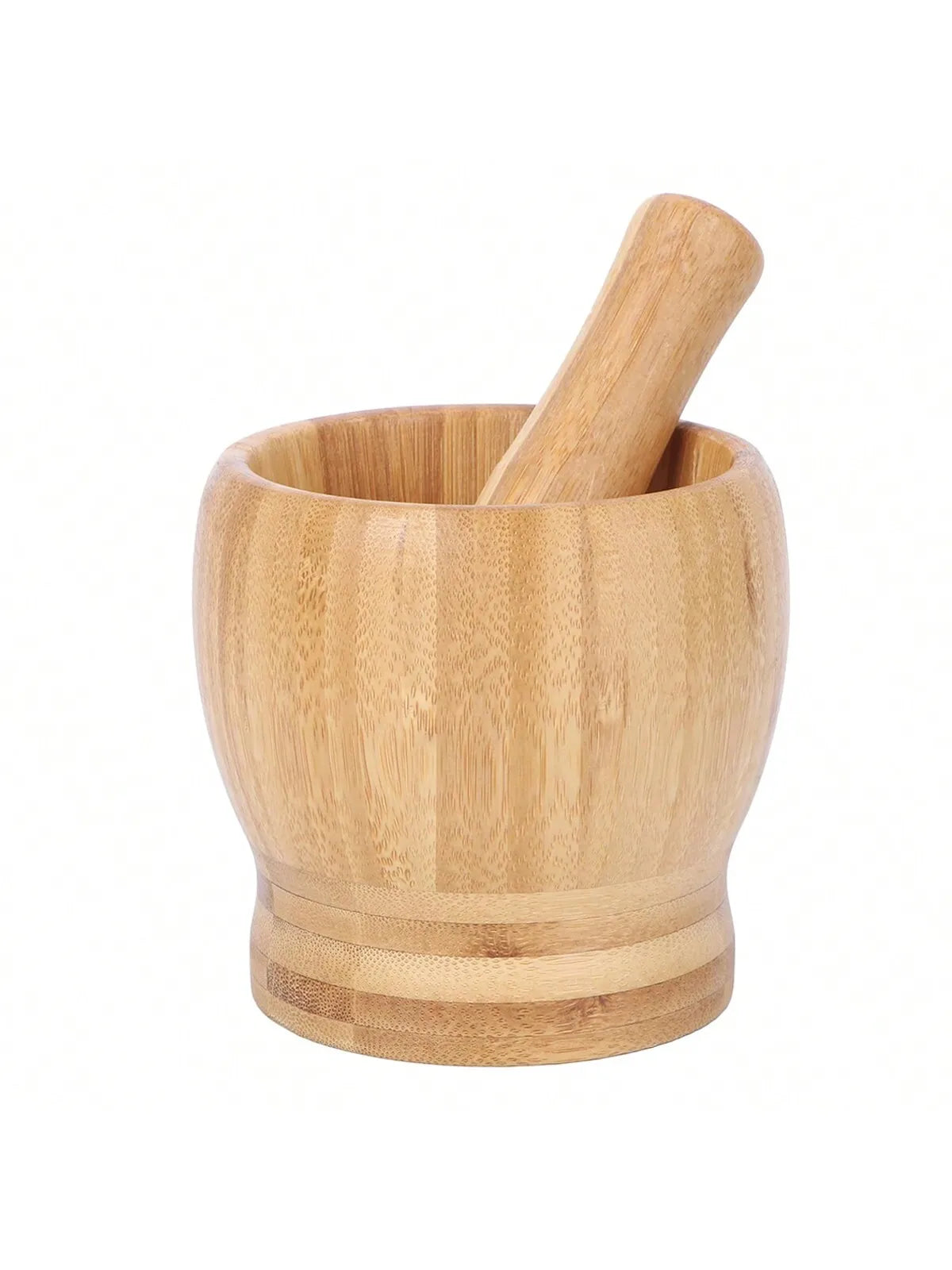 Leeseph Bamboo Mortar Set
