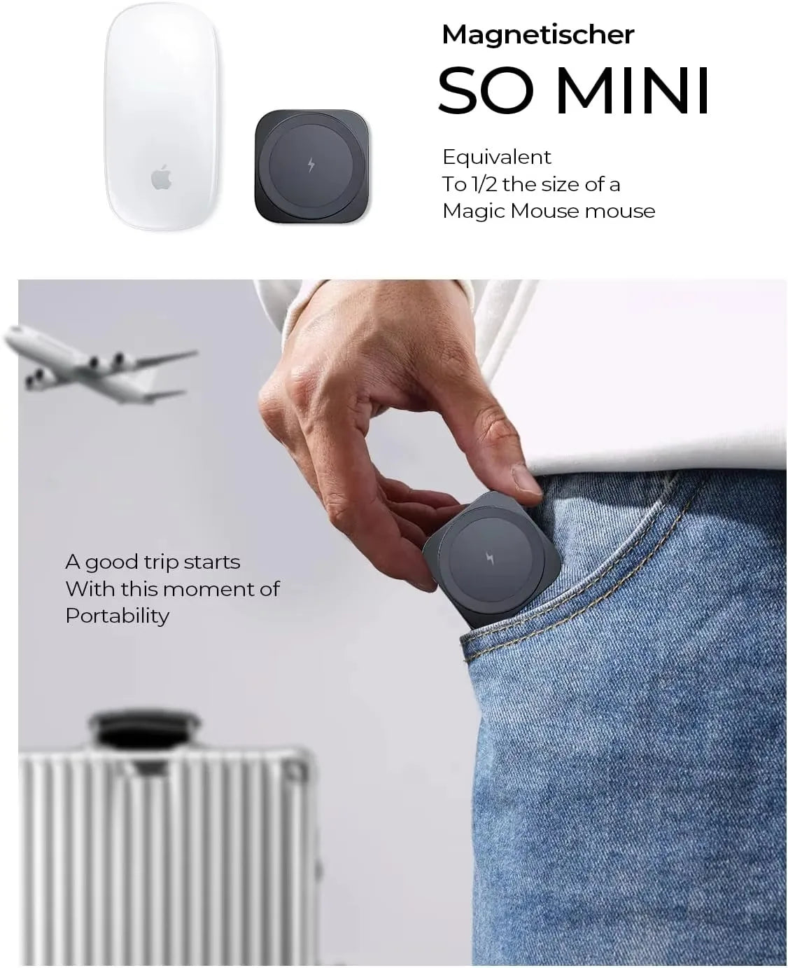 LISEN 2-in-1 Wireless Charger