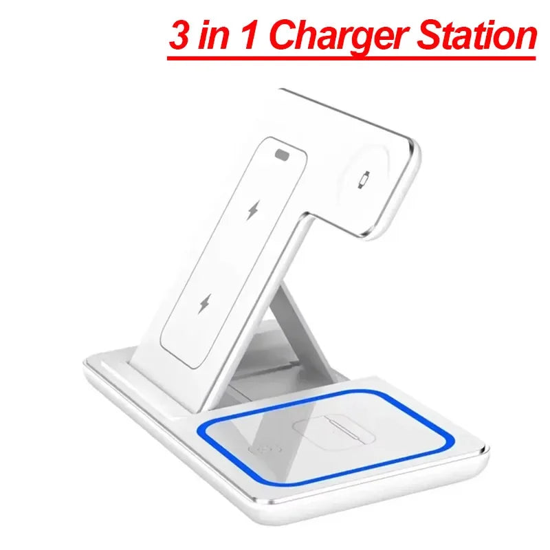 VIKEFON 30W Foldable 3-in-1 Charger