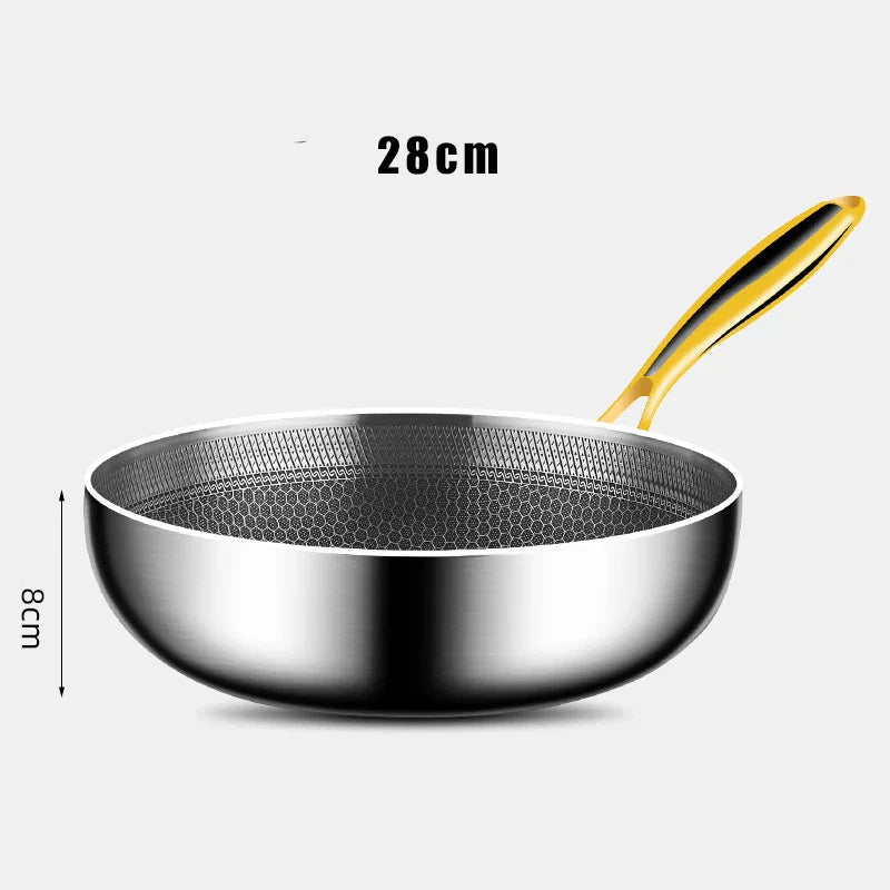 Non-Stick Stainless Steel Skillet