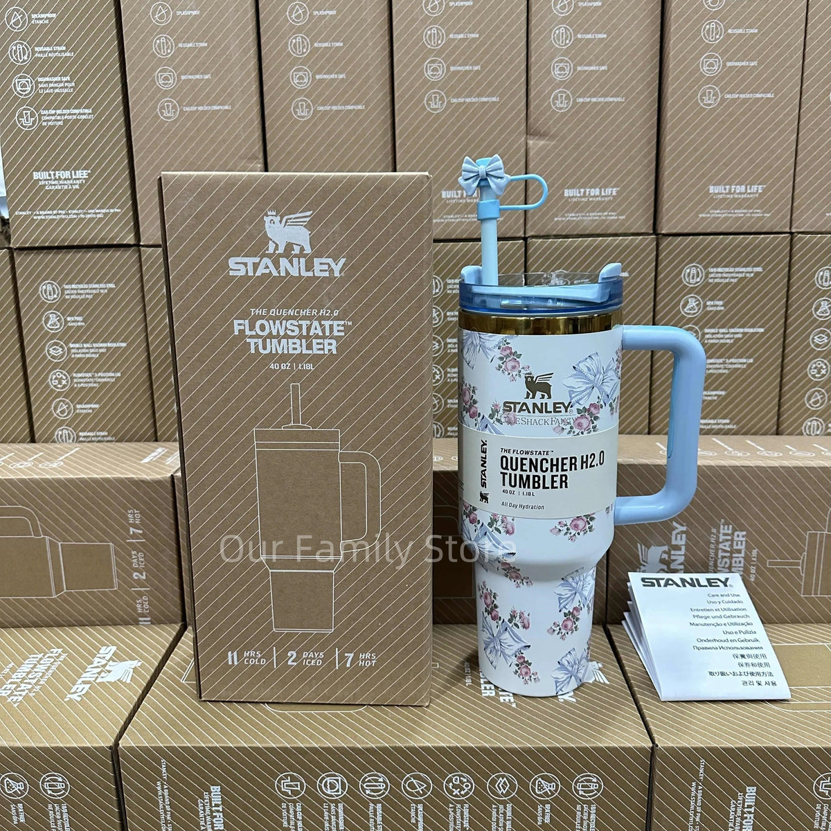 Stanley x Quencher Tumbler - Butterfly Blue