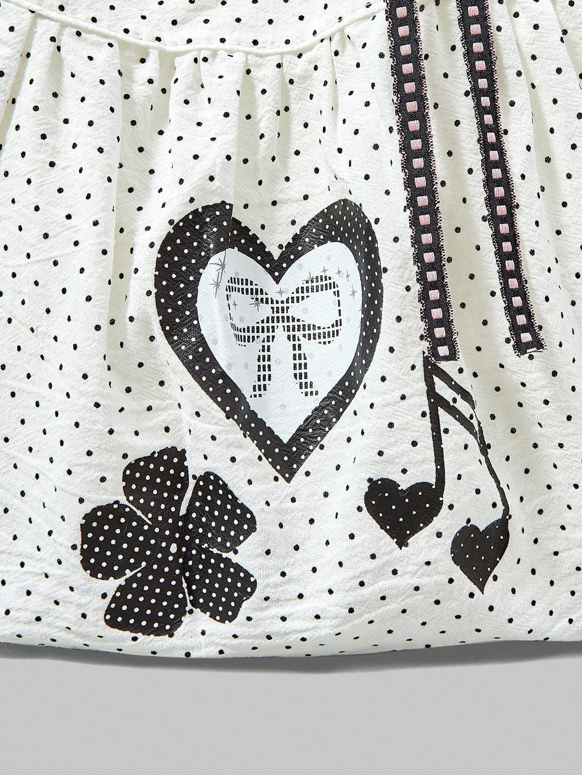 ROMWE Anime Vintage Crossbody Tote