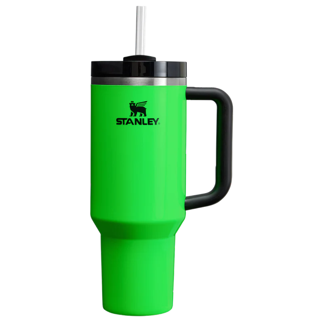 Stanley Neon Green Quencher 40oz Tumbler