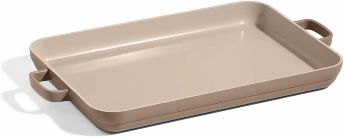 Our Place Griddle Pan - Versatile Nonstick Ceramic Sheet Pan & Stovetop Griddle | Toxin-Free, Dual-Use, with Ergonomic Handles | 5 Qt Capacity, Oven Safe up to 450°F | Steam