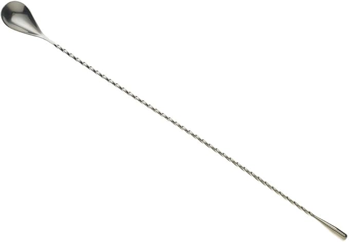 Barfly Teardrop Bar Spoon, End 15 3/4" (40 cm), Stainless Steel