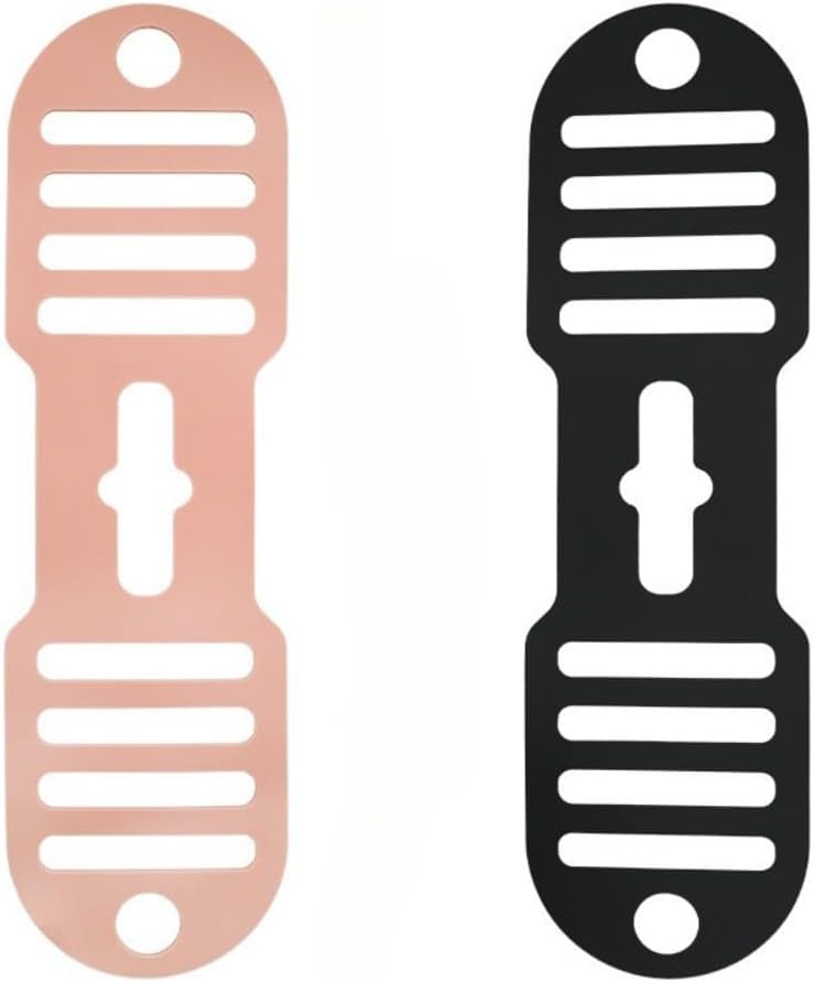 Silicone Lid Lock Strap for Crockpot Slow Cooker (6/7/8 Quart) - Universal Crockpot Lid Holder & Rubber Strap Alternative | Heat-Resistant, No-Spill Design Transport Accessories (Pink+Black)