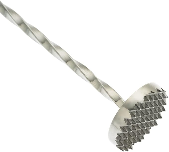Barfly Muddle Bar Spoon, Muddler 15 3/4" (40 cm), Stainless Steel,M37019