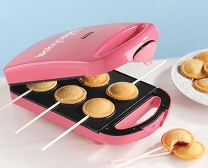 The Original Babycakes Nonstick Coated Pie Pop Maker with Included Accessories