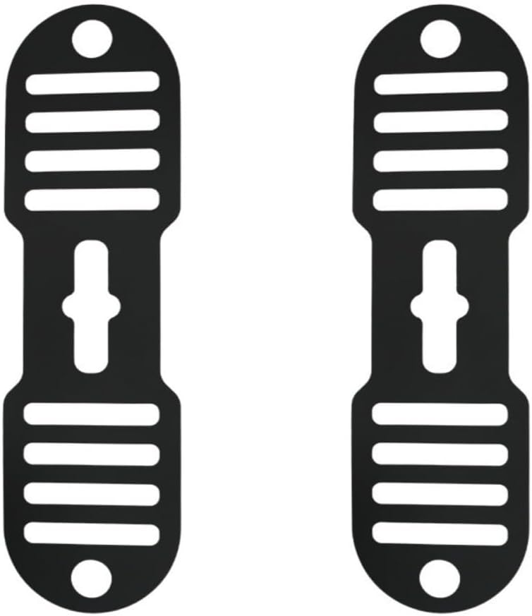 Silicone Lid Lock Strap for Crockpot Slow Cooker (6/7/8 Quart) - Universal Crockpot Lid Holder & Rubber Strap Alternative | Heat-Resistant, No-Spill Design Transport Accessories (Black 2PCS)