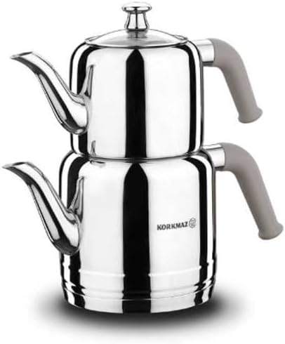 Korkmaz Riva A189-02 Teapot Set, Beige