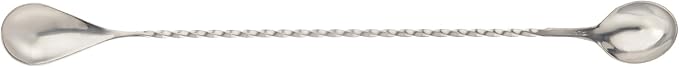 Barfly Bar Spoon with Teaspoon End, 12 1/4" (31.1 cm), Stainless Steel