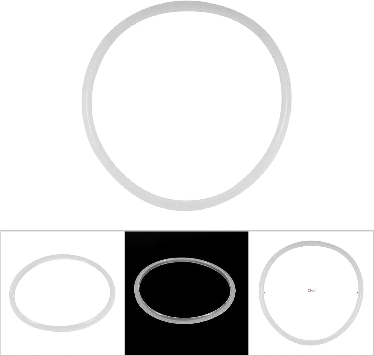 Instant Sealing Clear Mini Gasket for 2 QT Pressure Cooker, Suitable for Home Kitchen Tool