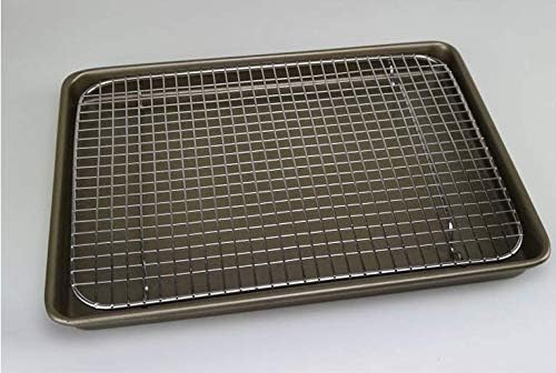 100% Stainless Steel Wire Cooling Rack Heavy Duty Roasting Rack for Baking Cooking Roasting Grilling By InBlossoms