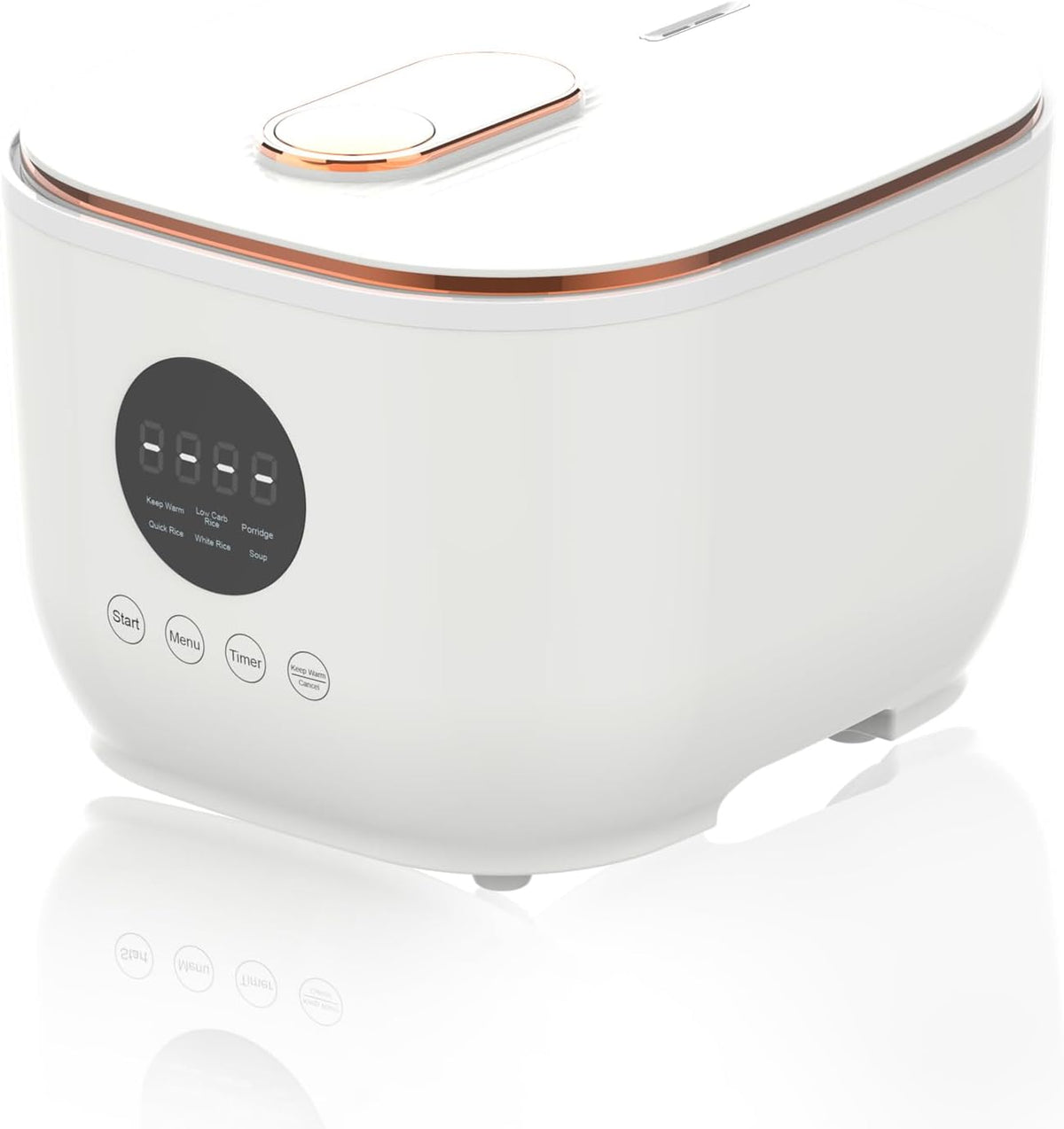 3L Healthy Low Carb Rice Cooker, Low Sugar Digital Steamer,Porridge,Soup,Quick Rice,White Rice,Stainless Steel Filter Basket，5 Cooking Functions,24H Timer & Auto Keep Warm