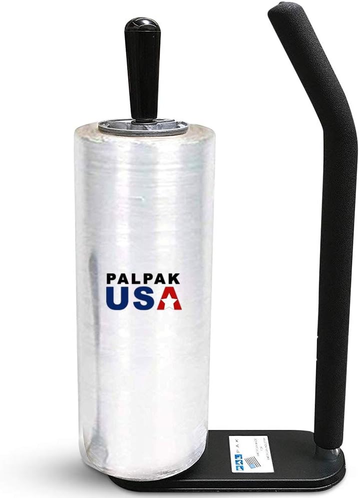 300 BACKSAVER - Best Selling Stretch Film Dispenser with Extended Handle, Industrial Strength for Packing Wrap, Holds 14"-20" Rolls with Adjustment Furniture, Boxes & Pallets (1 Pack)