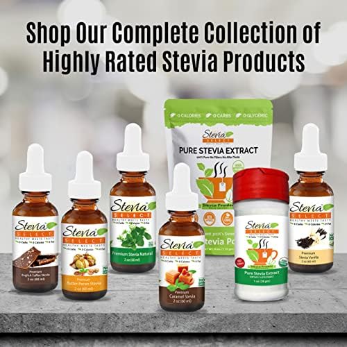 Stevia Select Black Cherry Pure Stevia Liquid - Zero Calorie Sweetener - All Natural Liquid Stevia Extract Flavor Drops - Keto All - Natural sweetener - Keto Sweetener 2 Oz (2 Pack)