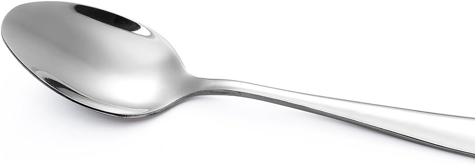 24-Piece Large Stainless Steel Dinner Spoons,8 Inches