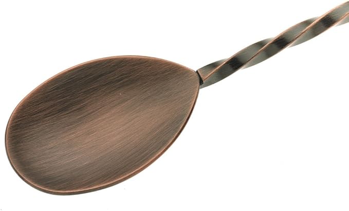 Barfly Bar Spoon with Muddler End, 15 3/4" (40.0 Cm), Antique Copper