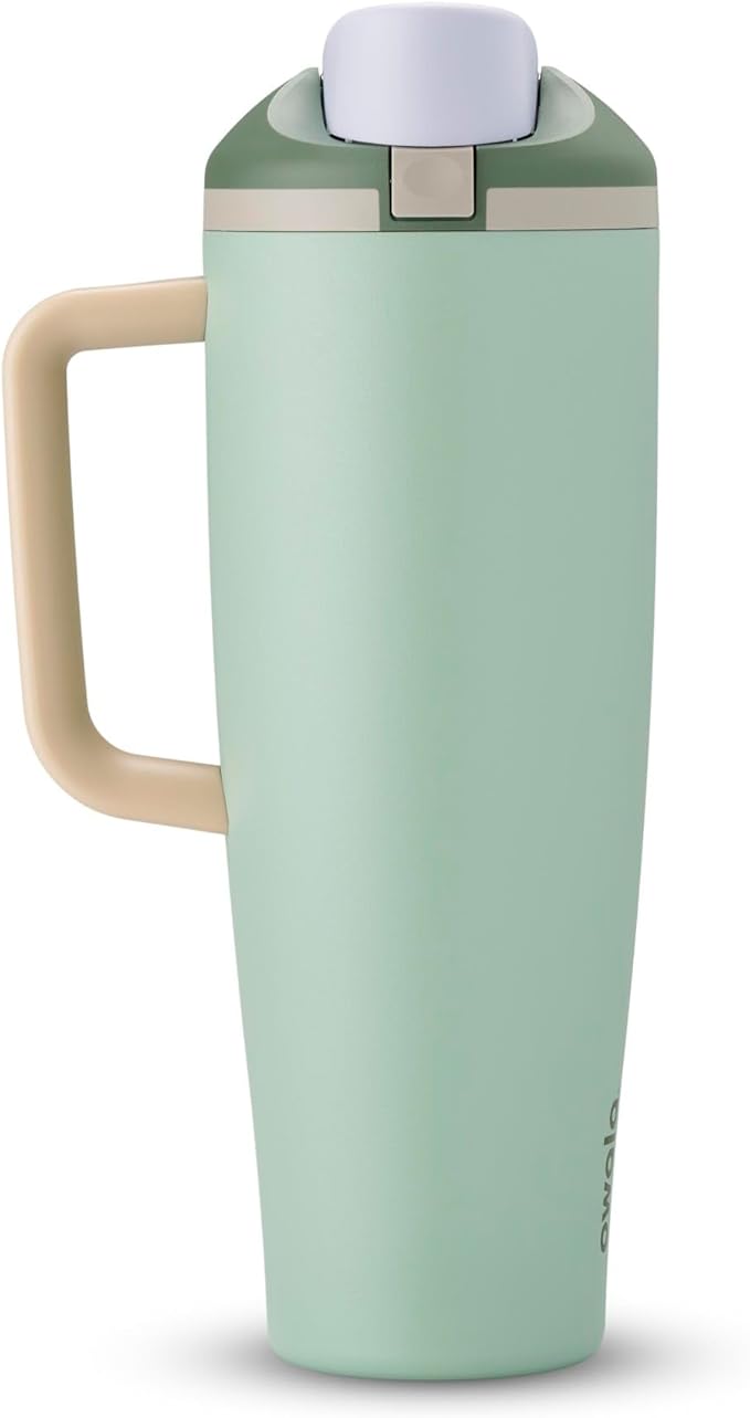 Owala FreeSip Tumbler - Stainless Steel - 40-oz. - Green (Eucalyptus)