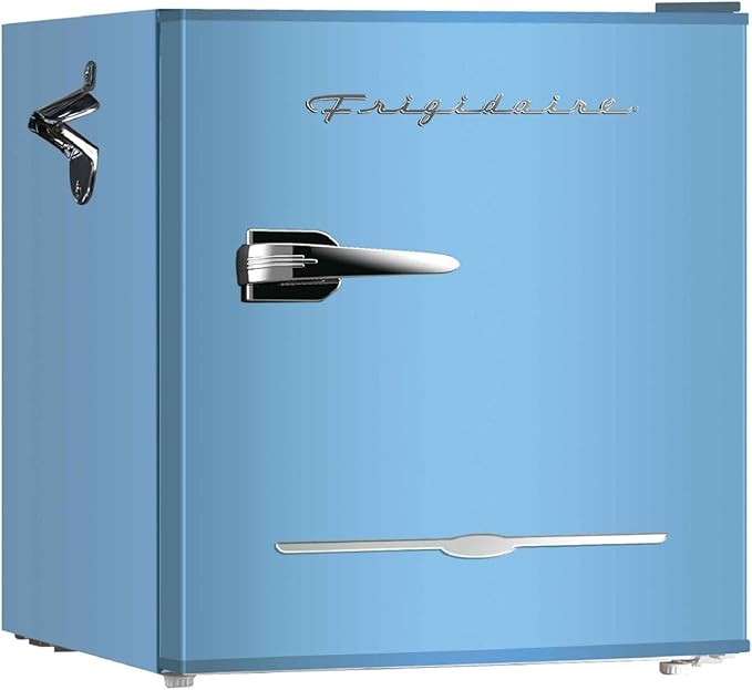 Frigidaire EFR176 1.6 cu. ft. Retro Bar Fridge with Side Bottle Opener (Blue)