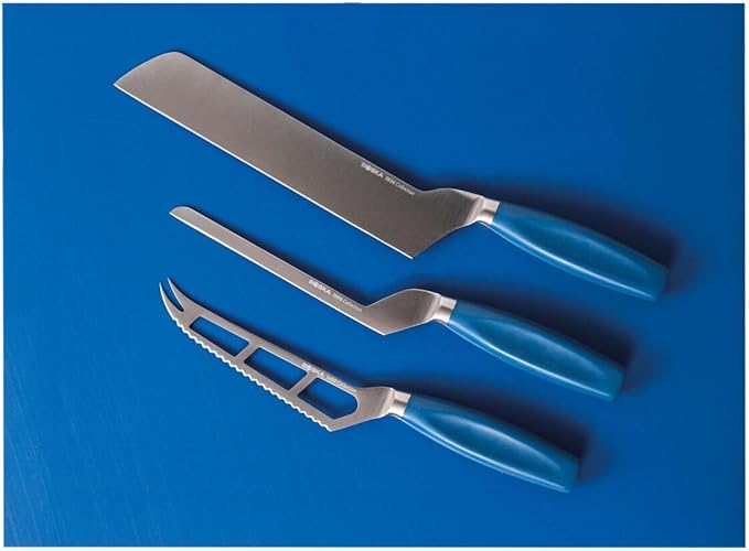 BOSKA Universal cheese cutter blue 140 mm - Full-tang - Premium Quality - German Steel - HACCP Knife - Cheese knife - For professional use - Multi use (vegetables and fruit)