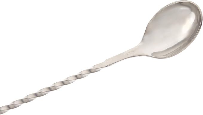 Barfly Bar Spoon with Teaspoon End, 12 1/4" (31.1 cm), Stainless Steel