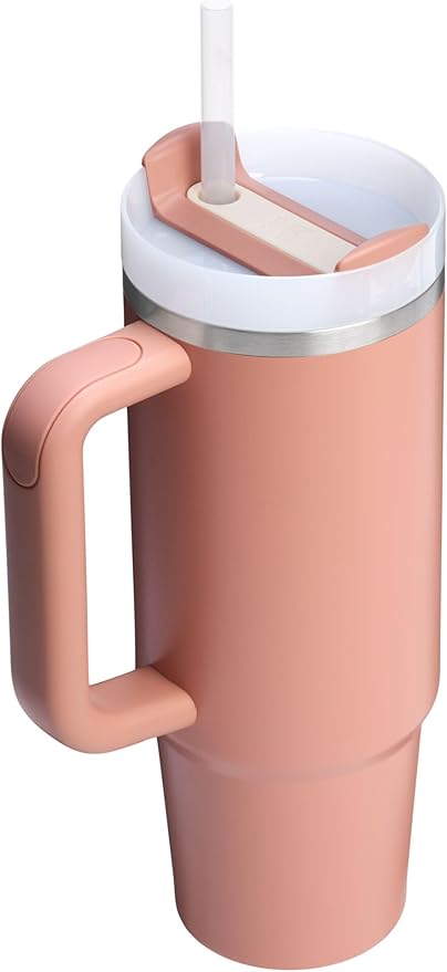 STANLEY Quencher H2.0 Tumbler with Handle and Straw 30 oz | Flowstate 3-Position Lid | Cup Holder Compatible for Travel | Insulated Stainless Steel Cup | BPA-Free | Exclusive Sienna