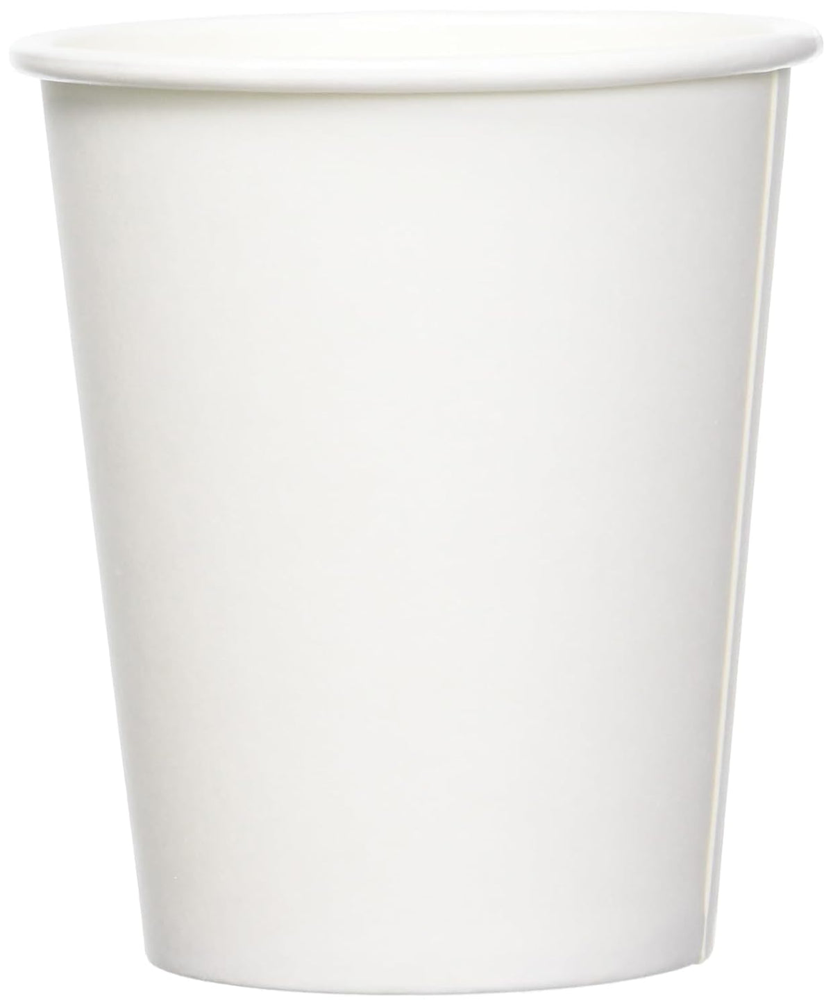 Amazon Basics Disposable Coffee Cups, 8 ounces, Paper, 1000 Count (Pack of 1), White