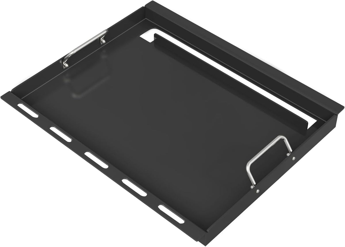 Full Size Griddle with Handles for Kitchen Aid 720-0733 720-0954, Flat Top Grill Insert Replacement for Kitchen Aid 720-0733D 720-0954R, Carbon Steel, Non-stick