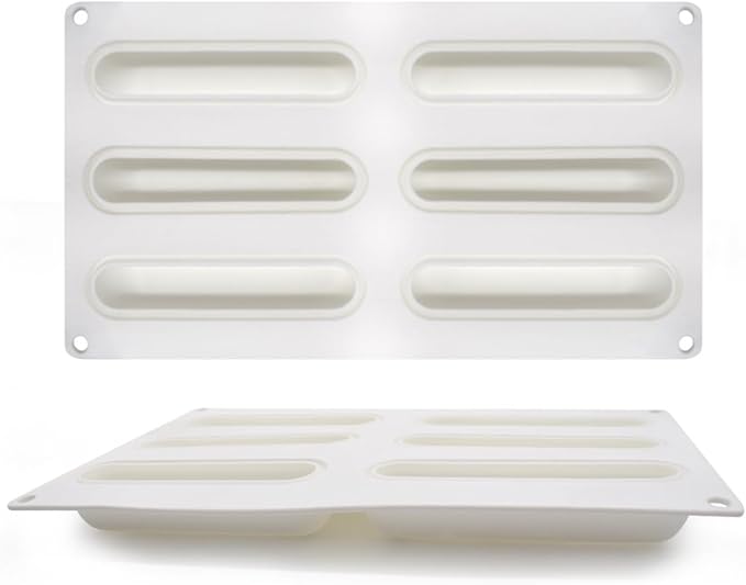 mostsom Silicone Molds Baking Mold for Mousse Cake, Silicone Mold for Chocolate, French Dessert Mold for Pastry Chocolate, Reusable Non-Stick Easy Release Baking Molds (B_ Ellipse)