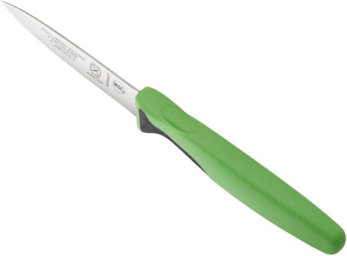 Mercer Culinary Millennia Colors 3-Inch Slim Paring Knife, Green