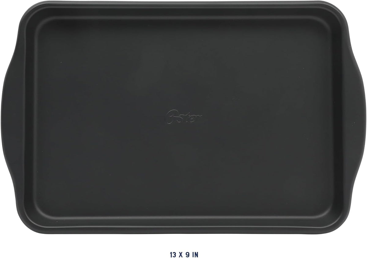 Oster Teston 13 x 9 Inch Nonstick Carbon Steel Cookie Sheet - Matte Black