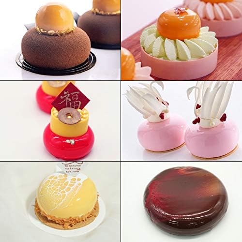 OCPO KITCHEN Stone Silicone Mold for Baking Mousse Cake, Candy, Pastry, Chocolate, Cupcake, Jelly, Cookie, Pudding, Cake Decoration Mold, 3D Stone Shape (15-Cavity)