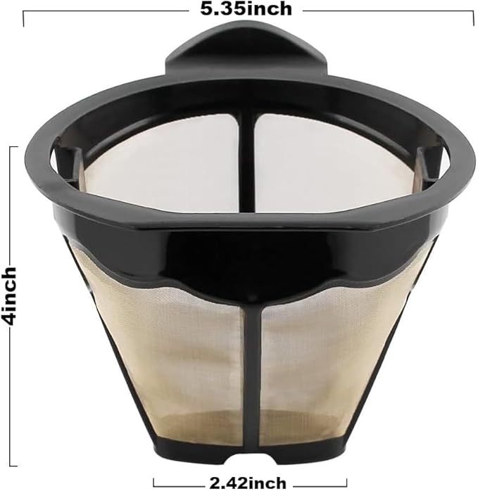 CM300 Coffee Filter Basket for Ninja,Reusable Permanent Coffee Pot Replacement for Ninja Coffee Maker CM300, CM305, CM360, CM371, CM400 (1)