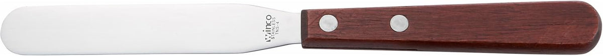 Winco Blade Bakery Spatula, 4.25-Inch, Stainless Steel, Brown