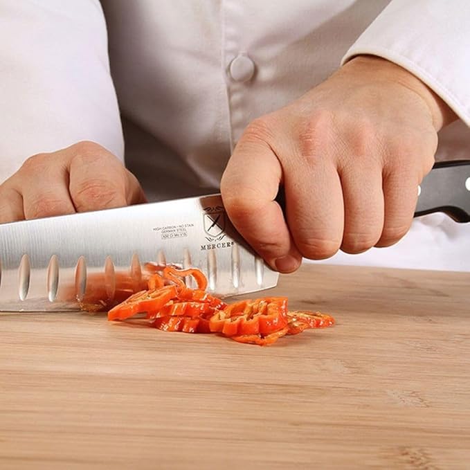 Mercer Culinary M23670 Renaissance, 8-Inch Granton Edge Slicing Knife