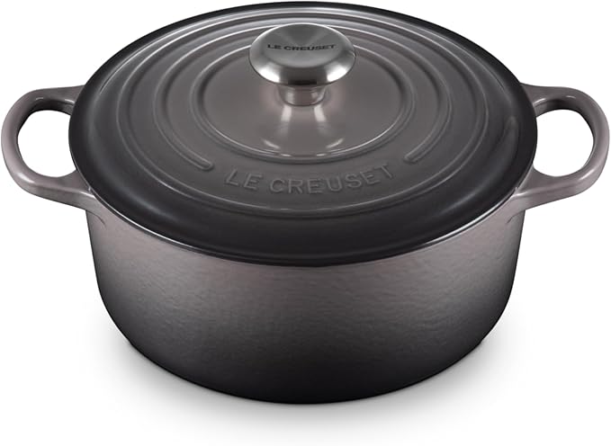 Le Creuset Enameled Cast Iron Signature Round Dutch Oven, 4.5 qt., Oyster