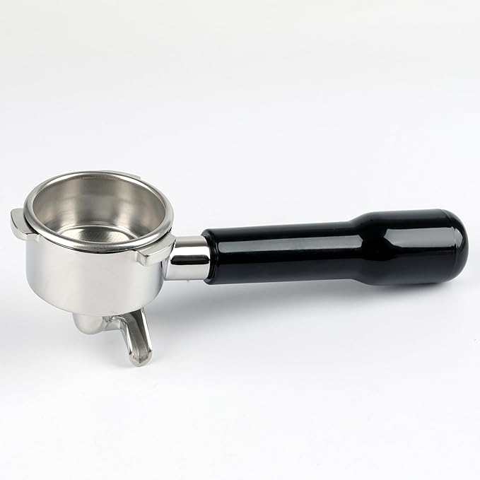 54mm Portafilter Double Spout Compatible with Breville Bambino Plus (BES500)/ Infuser (BES840XL) 54mm Breville Barista Series-ABS Handle