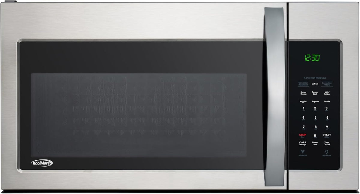 KoolMore KM-MOTC-15SS inch Range Convection Microwave Oven,900 Watts and 300 CFM in Stainless-Steel, UL Listed, 30 in./1.5 cu. ft