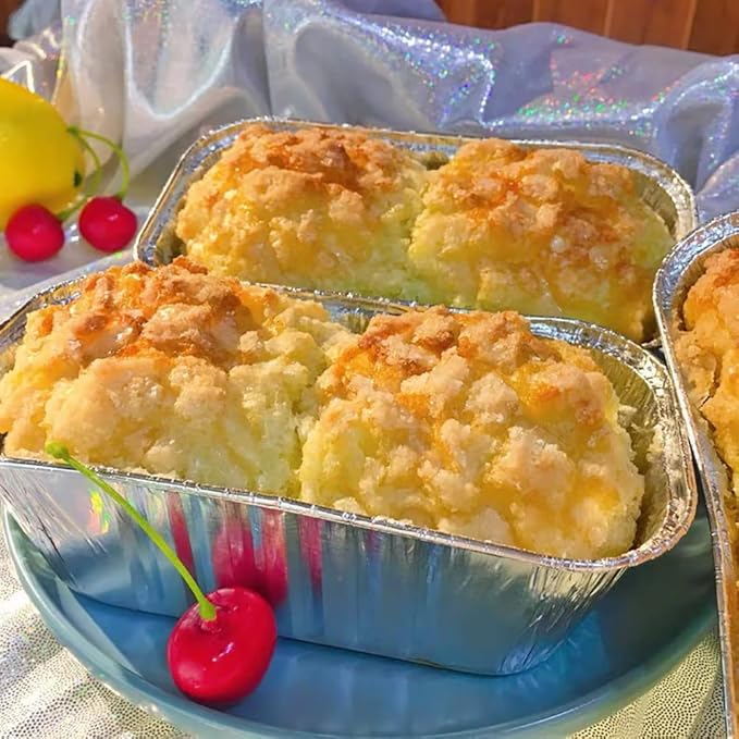 MOACOCK 100 Pack 1Lb Aluminum Mini Loaf Baking Pans, 6” x 3.5” x 2” Heavy Duty Disposable Loaf Pans, Thick Foil Bread Pans for Baking Holiday Treats Food Storage and Takeout