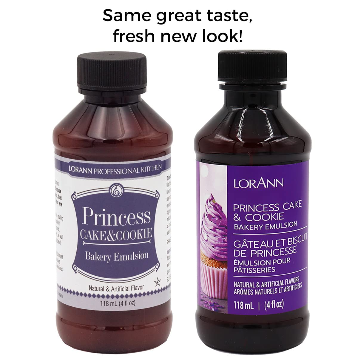 Lorann Oils Princess Cake and Cookie Bakery Emulsion: Regal Flavor Blend, Perfect for Enhancing Sweet, Cake-like Undertones in Baked Goods, Gluten-Free, Keto-Friendly, Unique Flavor Blend Essential