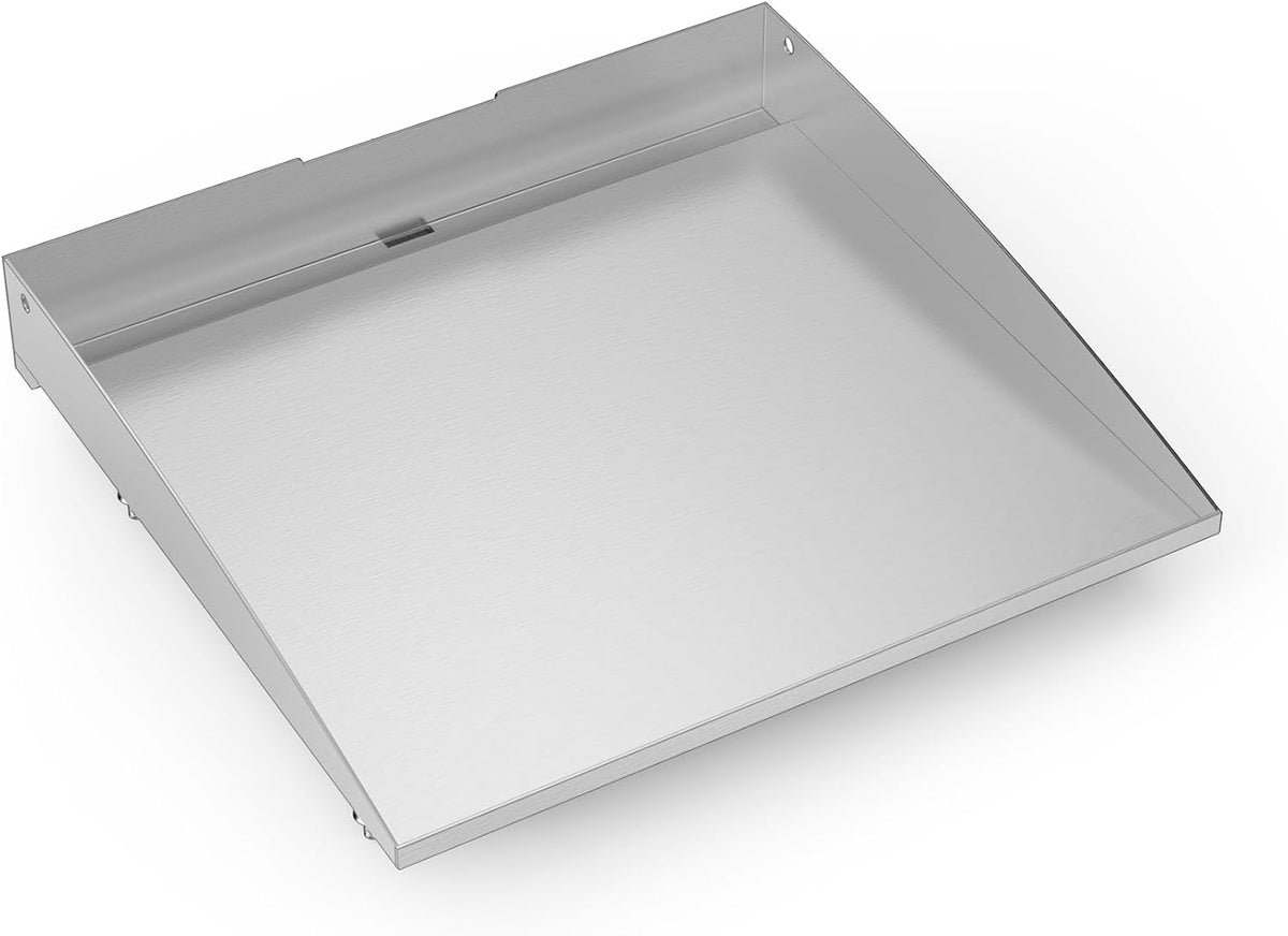 Stanbroil Stainless Steel Flat Top Griddle for Blackstone 17 Inch Tabletop Grill Station, Griddle Replacement Top with Rear Grease System