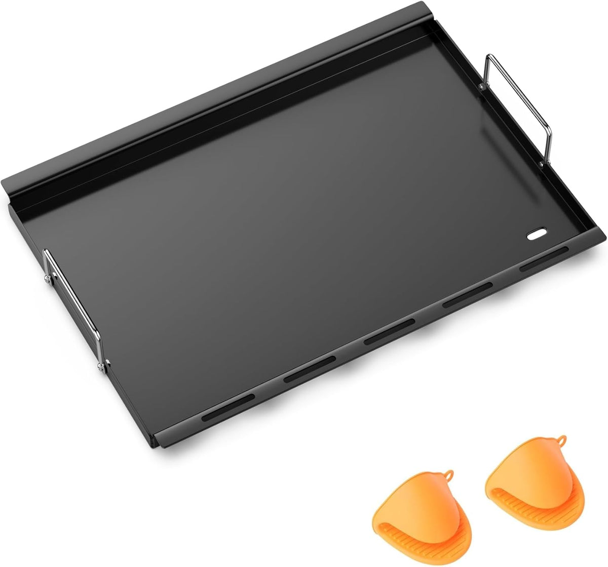 Griddle Inserts for Charbroil Performance TRU-Infrared 450 3-Burner 463371719 463370719 463371116 463280019 Gas Grills, Griddle Top Replacement Parts for Charbroil Performance 4 Burner Grill