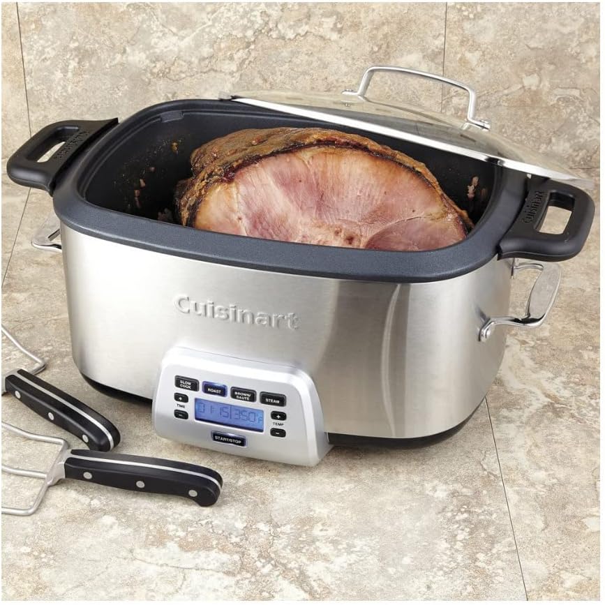 Cuisinart MSC-800 7-Quart 4-in-1 Cook Central Multicooker, Stainless Steel/Black